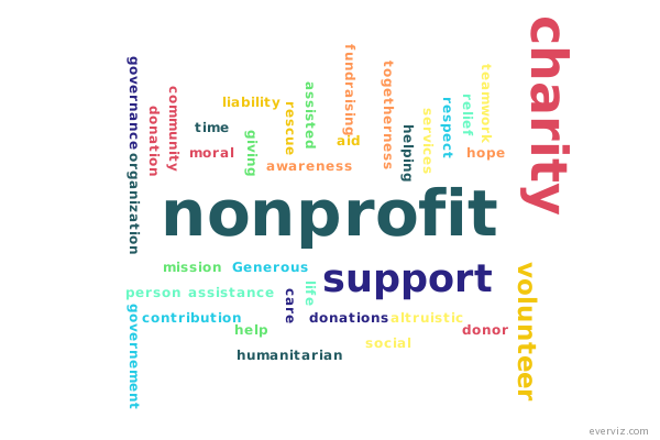 nonprofit wordcloud