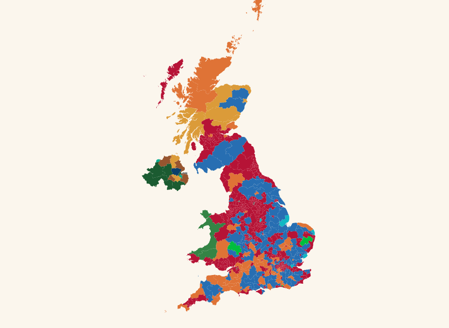 UK Election map
