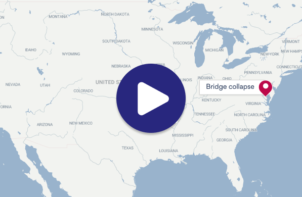 Animated map