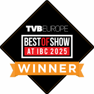 Best of show at IBC 2025 badge