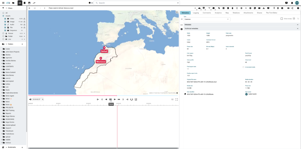 everviz map in Mimir